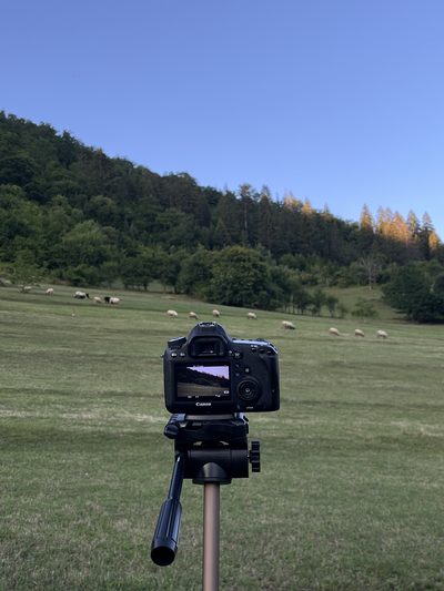 Filming above the village · Mijakovići