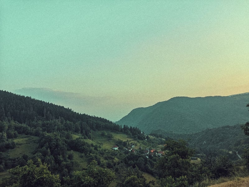 Blick auf Bobovac